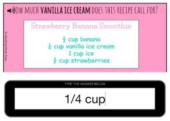 Measuring Cups Recipe Typing Boom Cards - Image 2