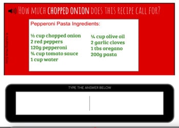 Measuring Cups Recipe Typing Boom Cards - Image 3