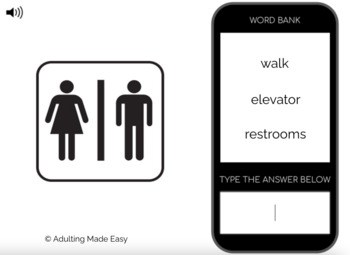 Community Mobility Signs Typing Boom Cards - Image 3