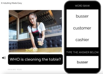 WH Questions Vocational Pictures Typing Boom Cards - Image 2