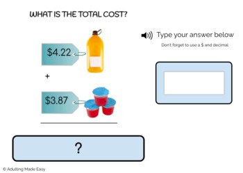 Shopping List Addition - 2 items - Level 2 Typing Boom Cards - Image 3