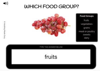 Food Groups - Nutrition Typing Boom Cards - Image 2