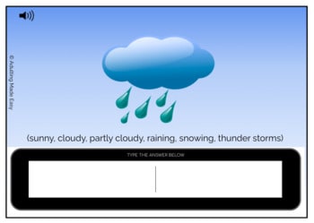 Weather Forecast - Symbols Typing Boom Cards FREEBIE - Image 3
