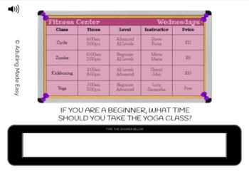 Community Schedules - Fitness Center - Typing Boom Cards - Image 3