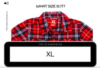 Clothing Tag Sizes - Typing Boom Cards - Image 2