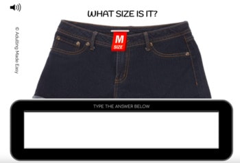 Clothing Tag Sizes - Typing Boom Cards - Image 3