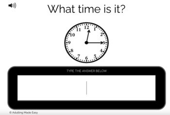 Analog Clocks - Quarter past - Typing Boom Cards - Image 3