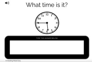 Analog Clocks - Quarter To - Typing Boom Cards - Image 3