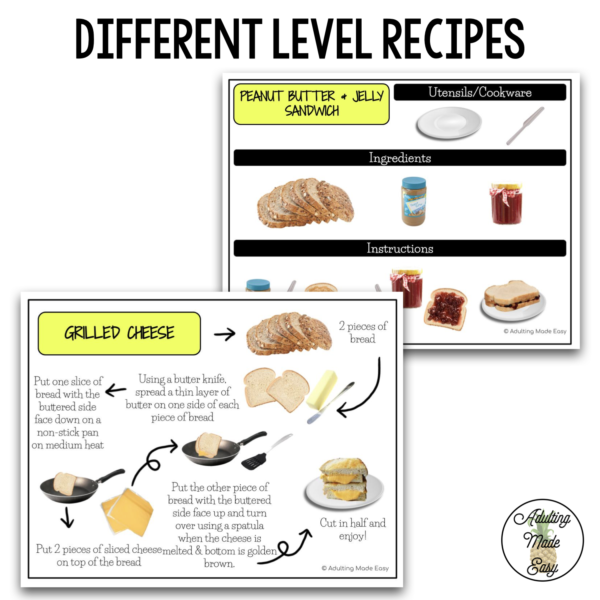 Reading Simple Recipes 2 Task Cards - Image 2