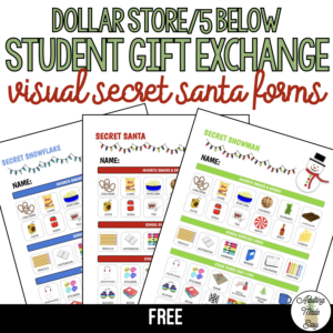 FREEBIE Visual Gift Exchange Secret Santa Forms