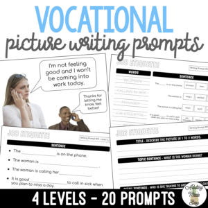 Vocational Picture Writing Prompts