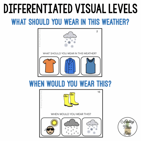 What Should You Wear? Weather Task Cards SS - Image 2