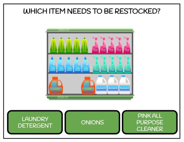 Restocking Groceries Digital Task Cards - Image 3