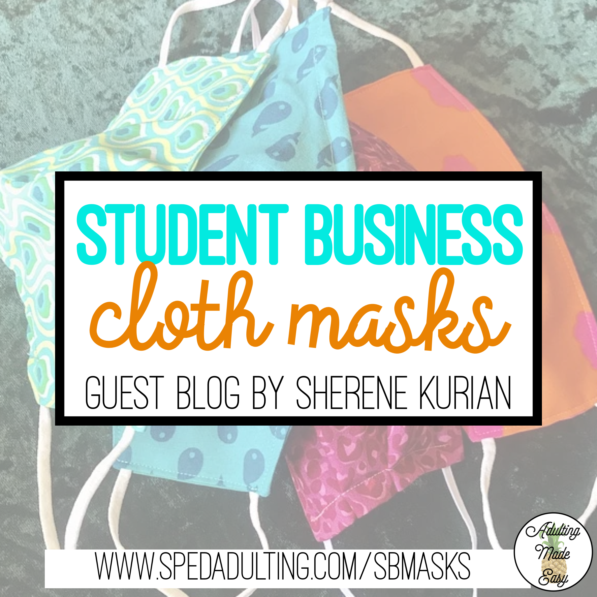 BLOG: Classroom student business selling cloth masks