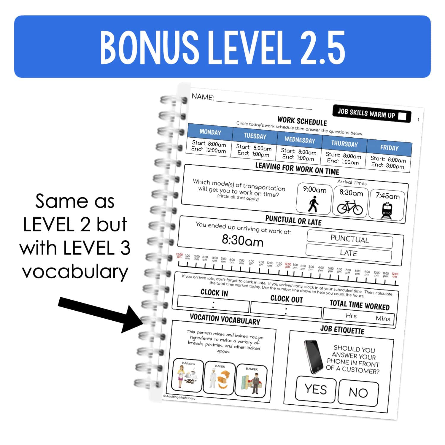 Job Skills Daily Warm Up Worksheets BUNDLE - Image 5