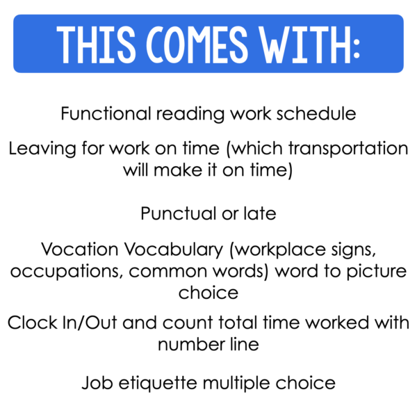 Job Skills Daily Warm Up Worksheets Level 2 - Image 2