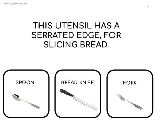 Which Cooking & Kitchen Vocabulary REAL PHOTOS Digital Task Cards - Image 2