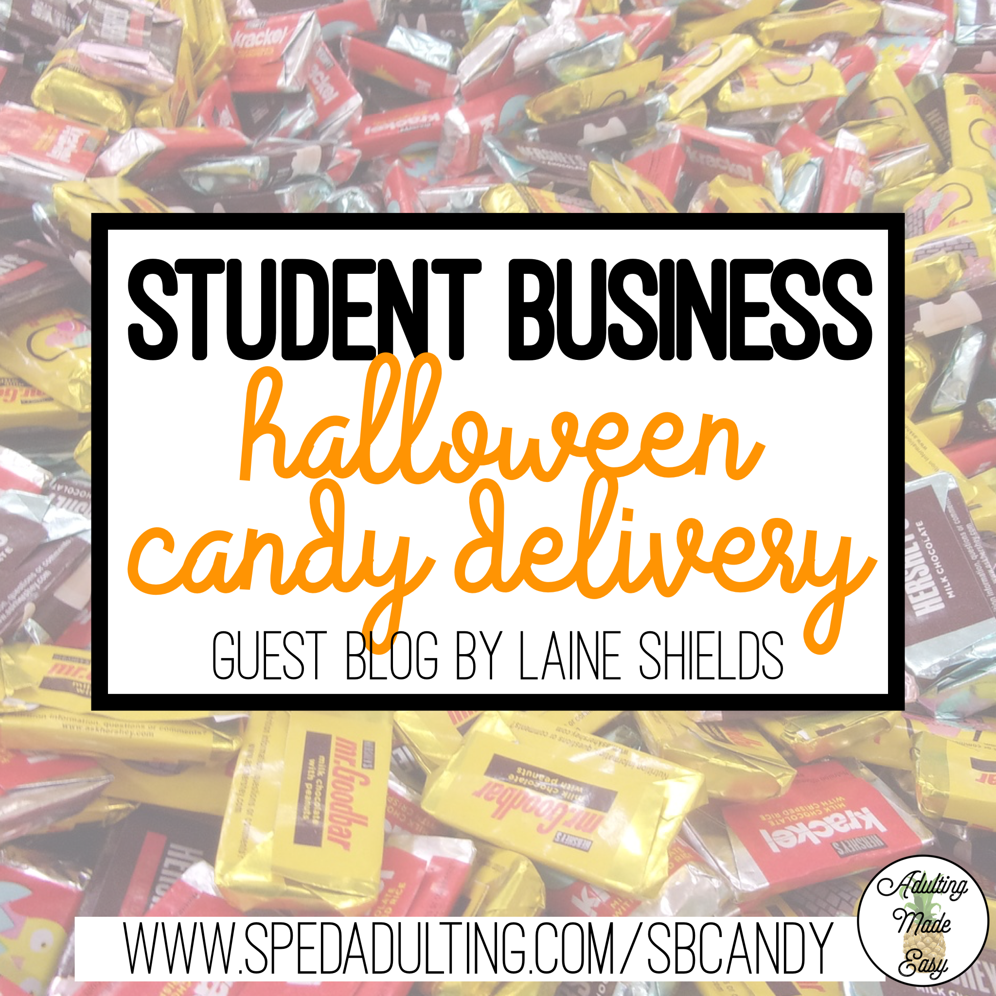 BLOG: Classroom Student Business for special education: Halloween candy delivery