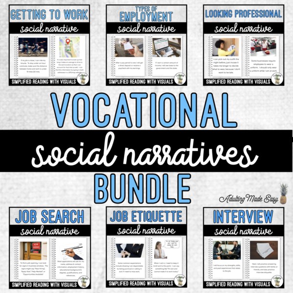 Vocational Social Narratives BUNDLE