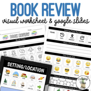 Book Review Worksheet & Google Slides