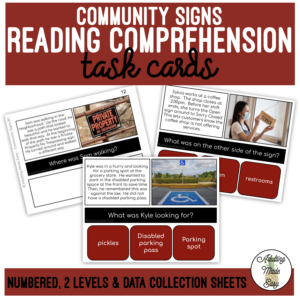 Community Signs Reading Comprehension