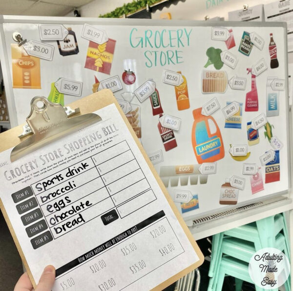 Grocery Store Bulletin Board