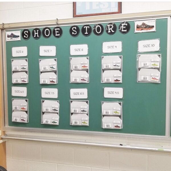 Shoe Store Interactive Bulletin Board