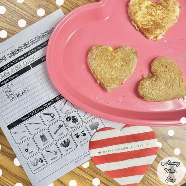 Recipe Comprehension Worksheet & Google Slides