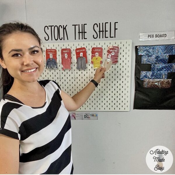 Clothing Sizes Vocational Sorting Activity