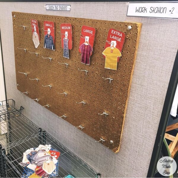 Clothing Sizes Vocational Sorting Activity