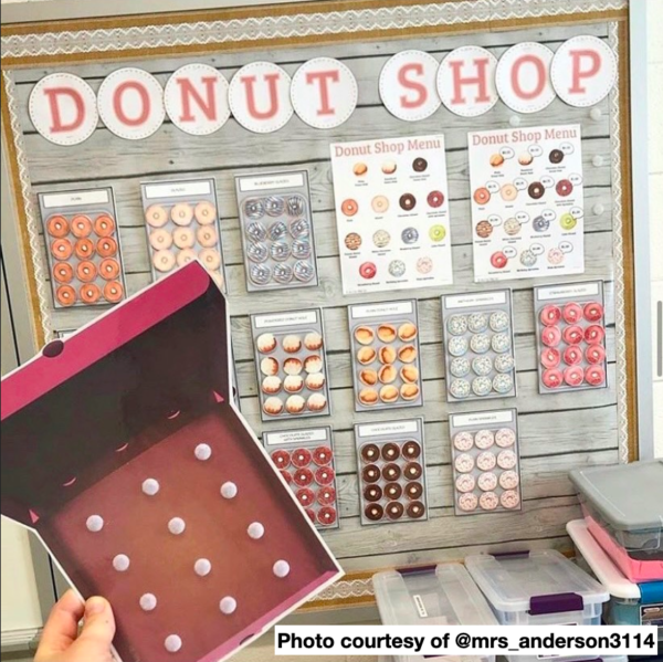 Donut Shop Interactive Bulletin Board