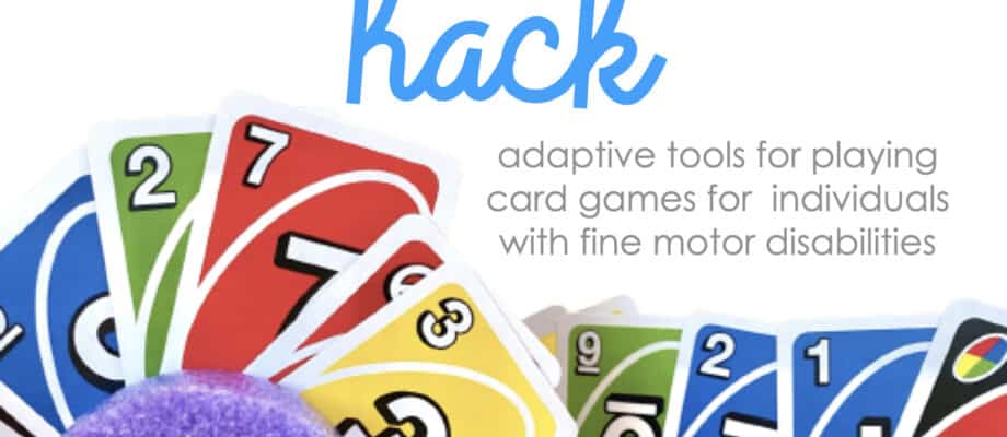 BLOG: Adaptive Tool for Playing Cards Using Pool Noodles