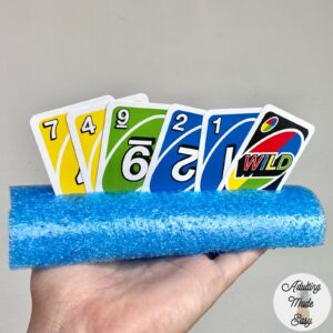 BLOG: Adaptive Tool for Playing Cards Using Pool Noodles