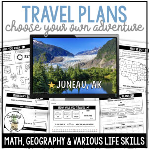 Travel Plans Activity Pack 3 - Juneau