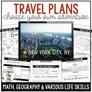 Travel Plans Activity Pack 4 - New York City