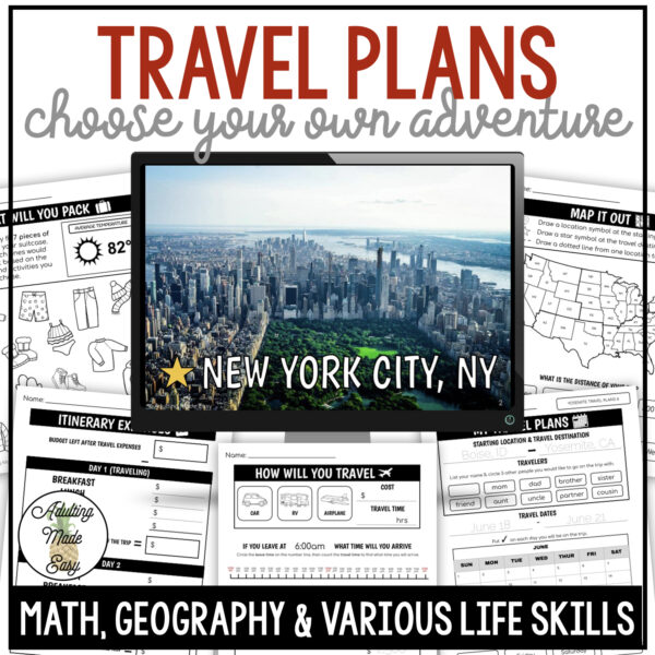 Travel Plans Activity Pack 4 - New York City