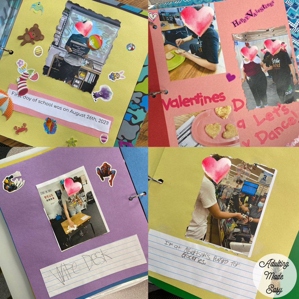End of Year Scrapbook Student Gift