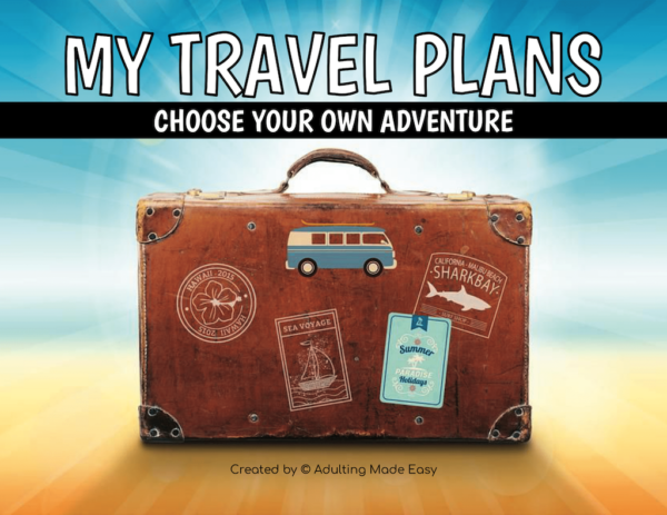 Travel Plans Activity Pack 1 - Yosemite