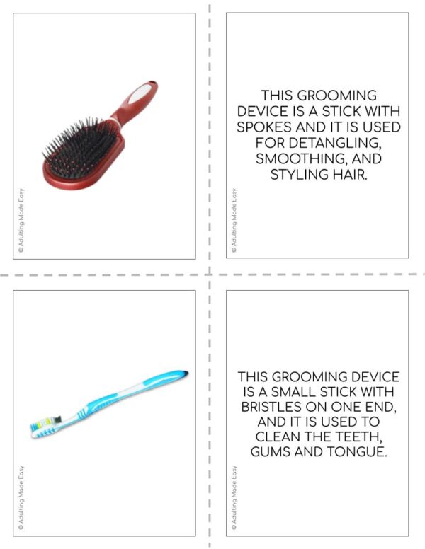 Hygiene Vocabulary Flashcards - Image 4