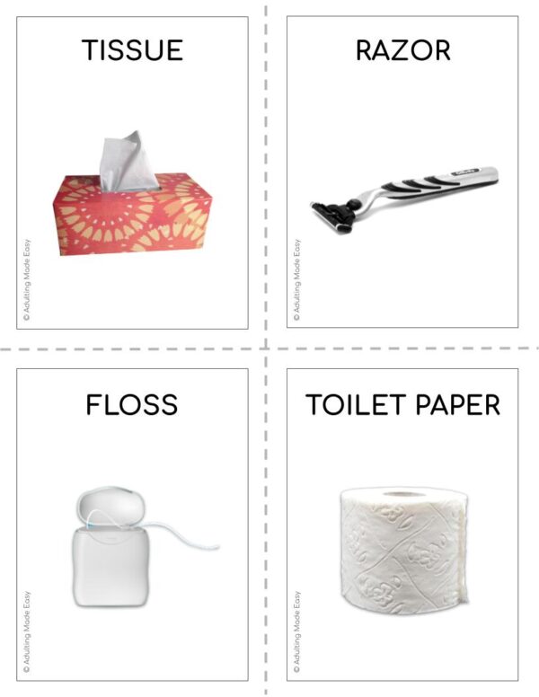 Hygiene Vocabulary Flashcards