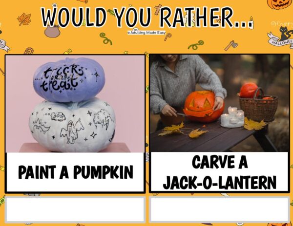 Would You Rather - Halloween Activity