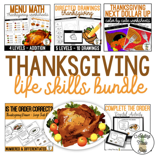 Life Skills Thanksgiving Bundle