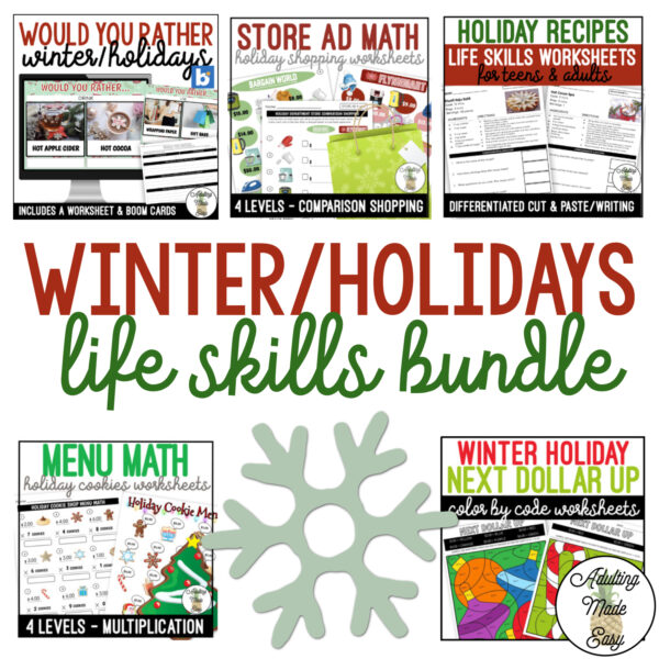 Life Skills Holiday Bundle