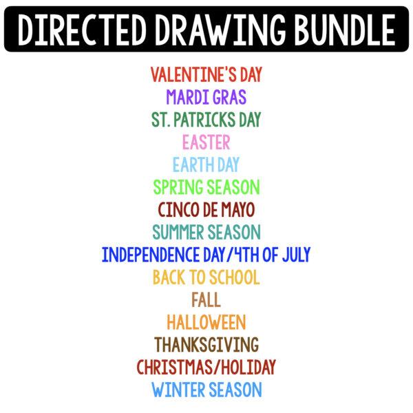 Directed Drawing & Writing WHOLE YEAR BUNDLE - Image 4
