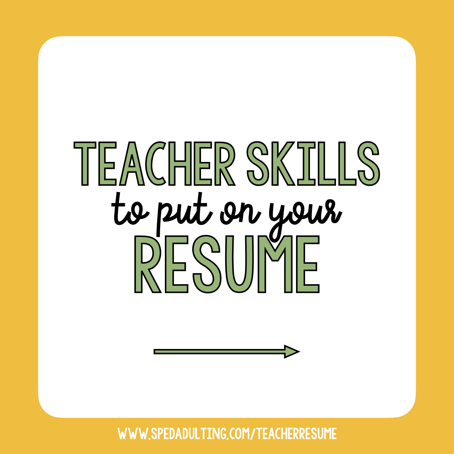 BLOG: Skills for Teachers to Put on their Resume