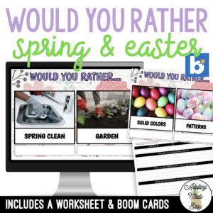 Would You Rather - Spring & Easter Activity