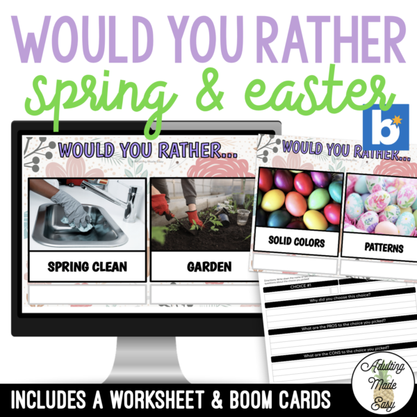 Would You Rather - Spring & Easter Activity