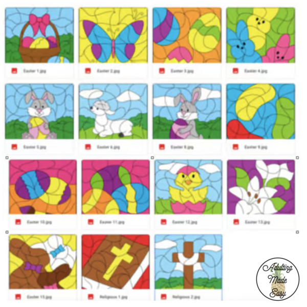 Easter Color By Price Worksheets - Image 3