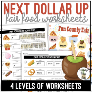 Fair Food Next Dollar Up Worksheets