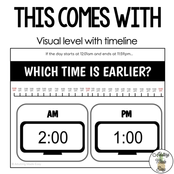 Which Time is Earlier/Later Digital Clocks Digital Task Cards - Image 3